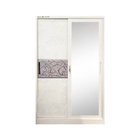 Customization Modern Two Door Metal Closet Clothing Storage Closet Anti Corrosion