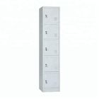 new design full height stainless cabinet steel locker 5 door