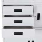 Durable Library Cyber Lock Bookshelf With Storage Drawer
